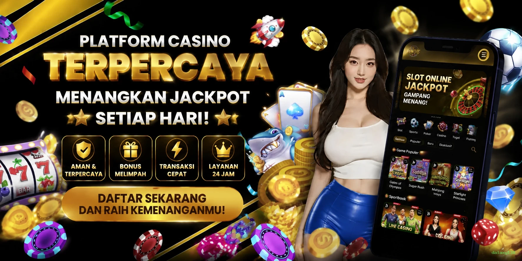 dalaxy138 Platform Game Terpercaya untuk Pemain Indonesia